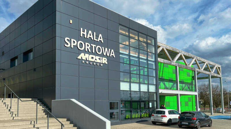 Knurów - Hala sportowa przy Alei Lipowej - MOSiR